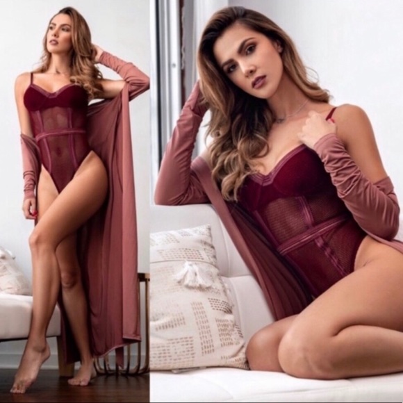 Honey Punch Tops - NWT HONEY PUNCH | Sheer Fishnet Mesh Bodysuit